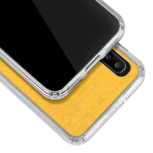 NBA Los Angeles Lakers Distressed Galaxy A20 Clear Case